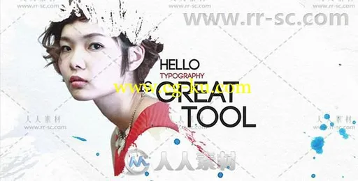 复古时髦油漆有趣动感文字排版视频动画AE模板Videohive Little Big Typograph的图片1