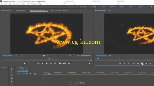 Houdini火焰特效实例制作视频教程 cmiVFX Houdini Flames and Fire的图片2