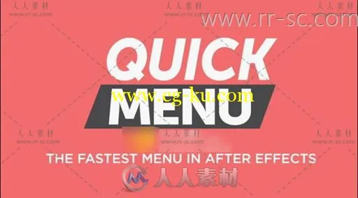 AE脚本 自定快捷菜单命令快速查找 Quick Menu V1.0的图片1