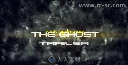 神秘黑暗烟雾展示影视片头视频包装AE模板 The Ghost Trailer的图片1