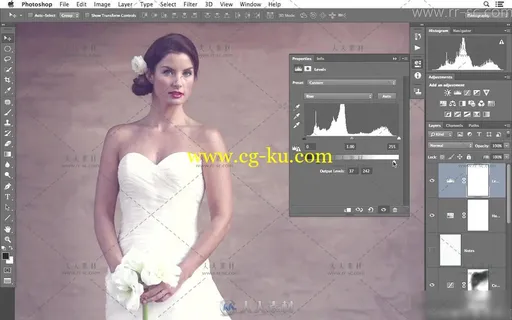 Photoshop 修饰婚纱肖像视频教程的图片1