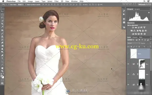 Photoshop 修饰婚纱肖像视频教程的图片8