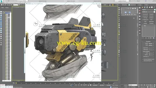 超精细机器人头部建模雕刻技术视频教程 GUMROAD ZBRUSH 4R7 ‘ ROBOT HEAD’ MODEL的图片7