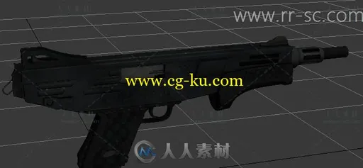 现代军方MAG-7霰弹枪3D模型的图片1