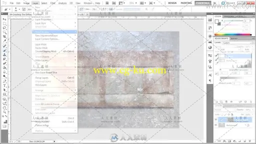 用Photoshop 创建逼真照片纹理视频教程的图片4