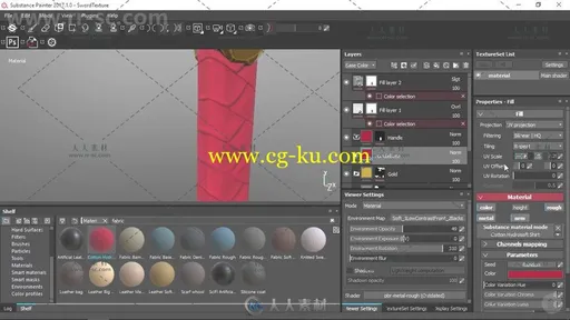 Substance Painter游戏武器纹理制作视频教程 PLURALSIGHT GAME WEAPON TEXTURING F的图片3