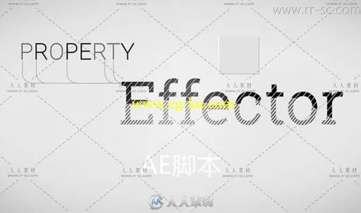 AE 图层属性控制器 MG动画脚本带教程 PropertyEffector v1.0.1的图片1