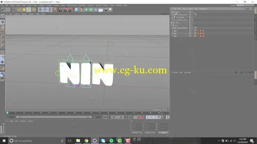 C4D卡通风格字体动画实例训练视频教程 CINEVERSITY NINJA CHARACTER RIG的图片4