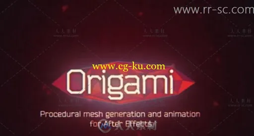 AE脚本 折纸动画展开MG动画 Origamit v1.0.2的图片1