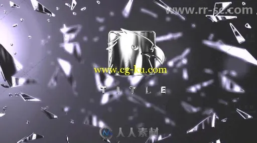 奢华闪亮金属质感金色粒子标志Logo演绎AE模板 Videohive Gold Fragments 2030的图片3