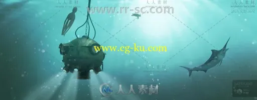 功能齐全的水下探测深海探险武器道具3D模型合辑的图片1