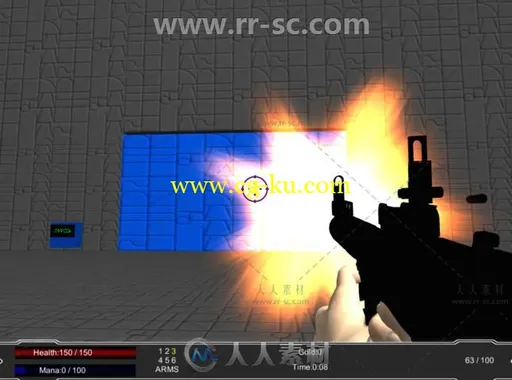 FPS射击游戏套件样板完整项目Unity游戏素材资源的图片3
