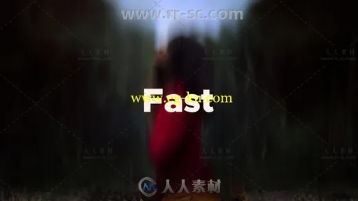 快速动感图文排版动画展示幻灯片相册动画AE模板Videohive Fast Typographic Promo的图片1