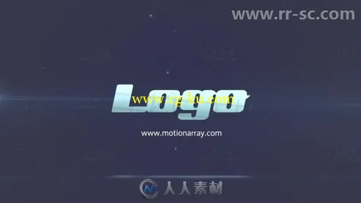 美丽发光条纹飘动标志展示Logo演绎AE模板 Light Streaks Logo的图片2