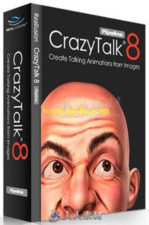 CrazyTalk动画制作工具软件V8.12.3124.1版+资料包 REALLUSION CRAZYTALK PIPELINE的图片1