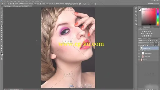 Photoshop 中先进高端的美容修饰视频教程的图片1