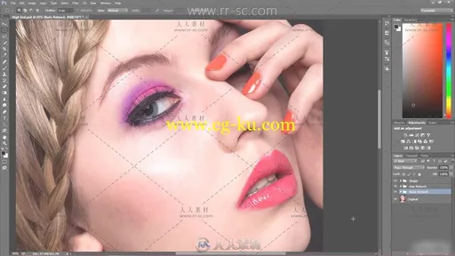 Photoshop 中先进高端的美容修饰视频教程的图片12