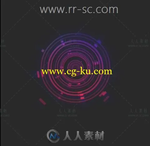 紫色梦幻的镜头光晕效果视频素材的图片1