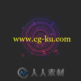 紫色梦幻的镜头光晕效果视频素材的图片2