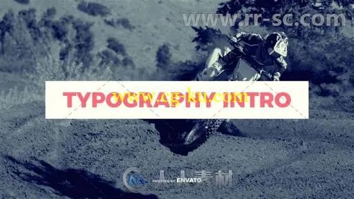 动感快节奏图文切换排版视频展示AE模板 Videohive Typography Intro 19625714的图片1