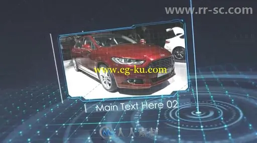 科技感网格线条元素展示照片幻灯片相册动画AE模板 Videohive Tech Grid Show 5662501的图片3