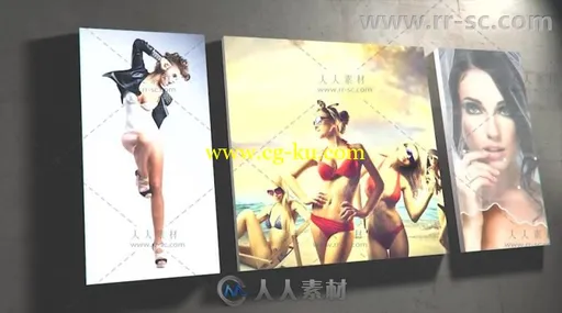 现代时尚艺术博物馆风格照片展示幻灯片相册动画AE模板 Videohive Modern Photo Ga的图片2