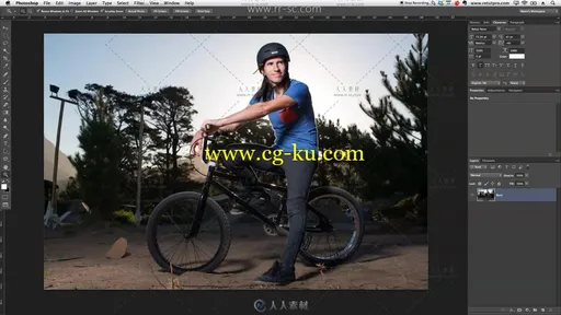 BMX人像修饰Photoshop视频教程的图片1