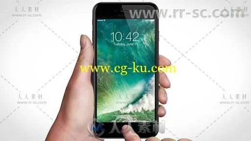 iPhone 6S手机屏幕APP应用手势动画介绍幻灯片AE模板Videohive Phone 6s App Vide的图片1