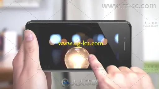 iPhone 6S手机屏幕APP应用手势动画介绍幻灯片AE模板Videohive Phone 6s App Vide的图片2