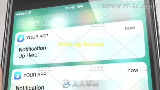 iPhone 6S手机屏幕APP应用手势动画介绍幻灯片AE模板Videohive Phone 6s App Vide的图片3