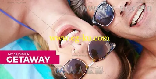 明亮动感夏季旅行照片展示幻灯片相册动画AE模板Videohive Summer GetawayBrigh的图片1