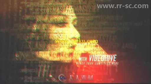 炫酷动感粒子文字汇聚体育新闻视频图像展示AE模板 Videohive Video Promo 19917335的图片2