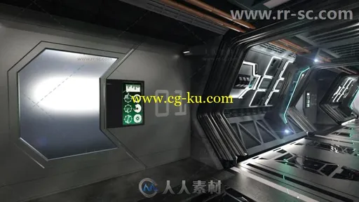 宇宙飞船船员室场景环境3D模型合辑的图片2