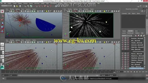 Maya动画动态仿真空间场景特效技术视频教程的图片3