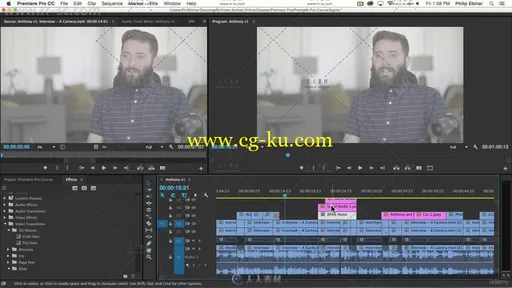 Premiere简单高效视频编辑实例训练视频教程 UDEMY ADOBE PREMIERE PRO CC: EASY VI的图片4