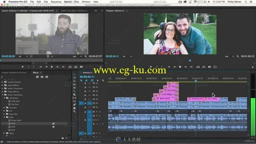 Premiere简单高效视频编辑实例训练视频教程 UDEMY ADOBE PREMIERE PRO CC: EASY VI的图片5