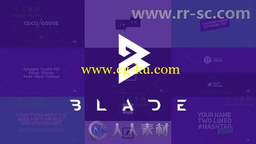 时尚干净的多用途运动小标题排版动画展示AE模板 Videohive Titles 17500952的图片1