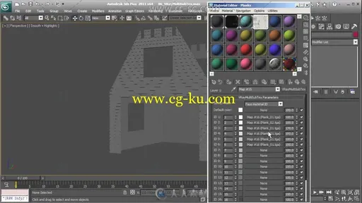 在3ds Max2011和Photoshop CS5创建一个风格化的房子视频教程的图片3