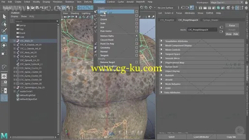 Maya骨骼动画核心技术训练视频教程 PLURALSIGHT MAYA RIGGING FUNDAMENTALS的图片3