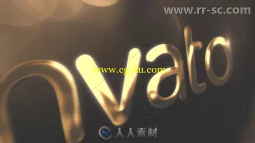 华丽优雅高贵金色标志展示Logo演绎AE模板Videohive Elegant Gold Logo Reveal 202的图片2