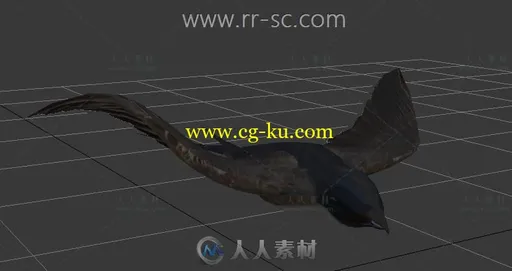 超逼真的燕子3D模型的图片1