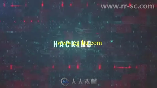 炫酷黑客代码数据网络影视片头展示视频包装AE模板 Videohive Hacking Technology的图片3
