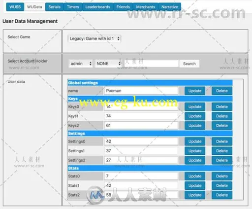 Wordpress用户数据工具包输入-输出脚本Unity游戏素材资源的图片1