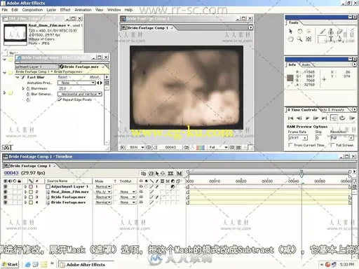 在AE中制作完美的老电影画面视频教程的图片3