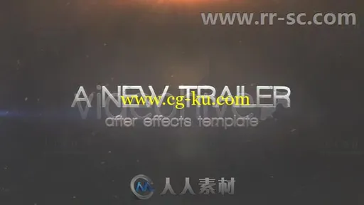 三维文字强烈冲击动作电影预告片视频包装AE模板 Videohive Action Movie Trailer的图片2