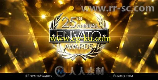 高端大气好莱坞风格终极颁奖典礼片头视频包装AE模板 Videohive Ultimate Awards P的图片1