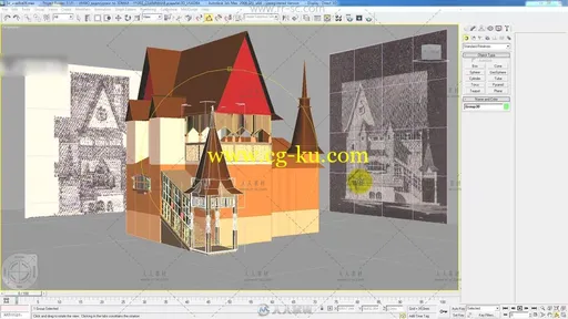 3ds Max古建筑建模视频教程的图片1