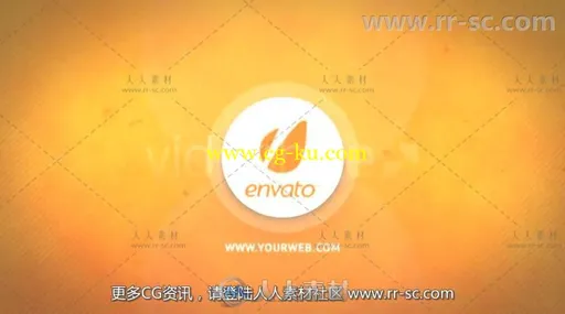 简单明亮的圆形和矩形标志展示Logo演绎AE模板Videohive Bright Ident (Circle and的图片2