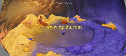 游戏中宝藏场景3D模型的图片1