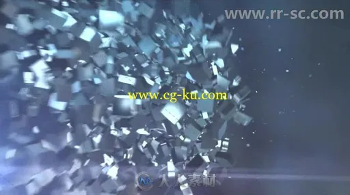 魔法金属片组合变换公司标志展示Logo演绎AE模板 Videohive Magic Metal and的图片2